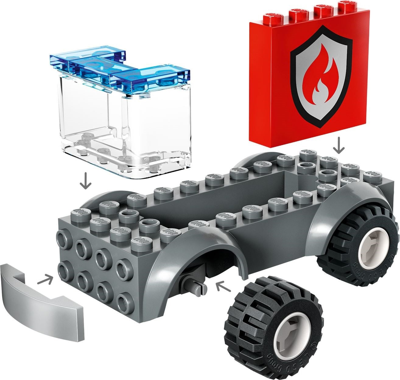 LEGO City Series 60375 Fire Station and Fire Truck- Auzzi Store