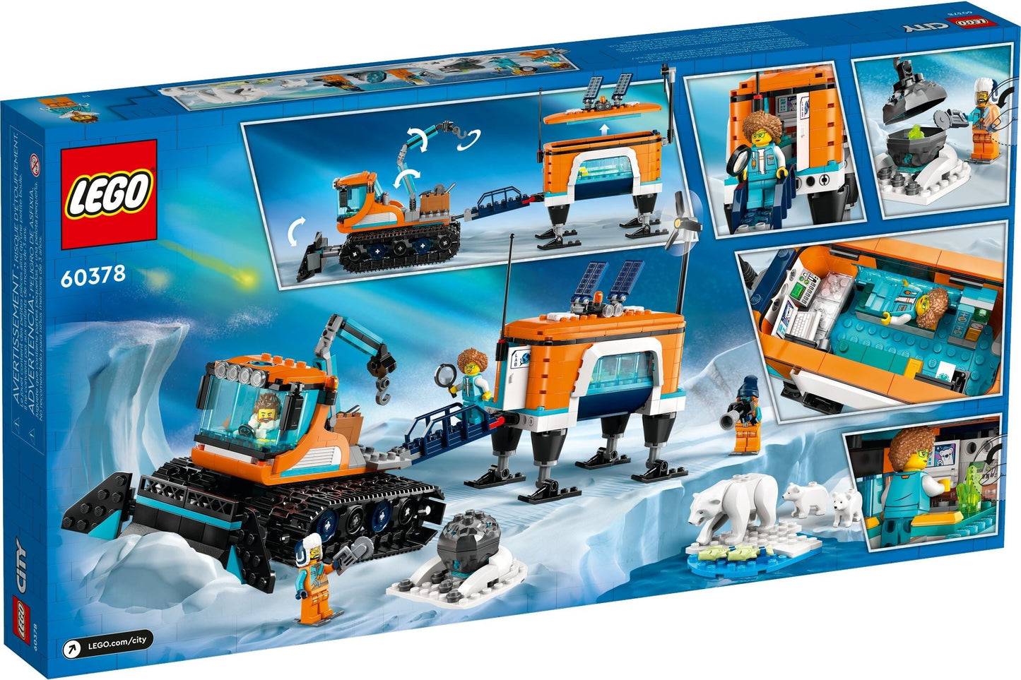 LEGO City Series 60378 Arctic Mobile Laboratory- Auzzi Store