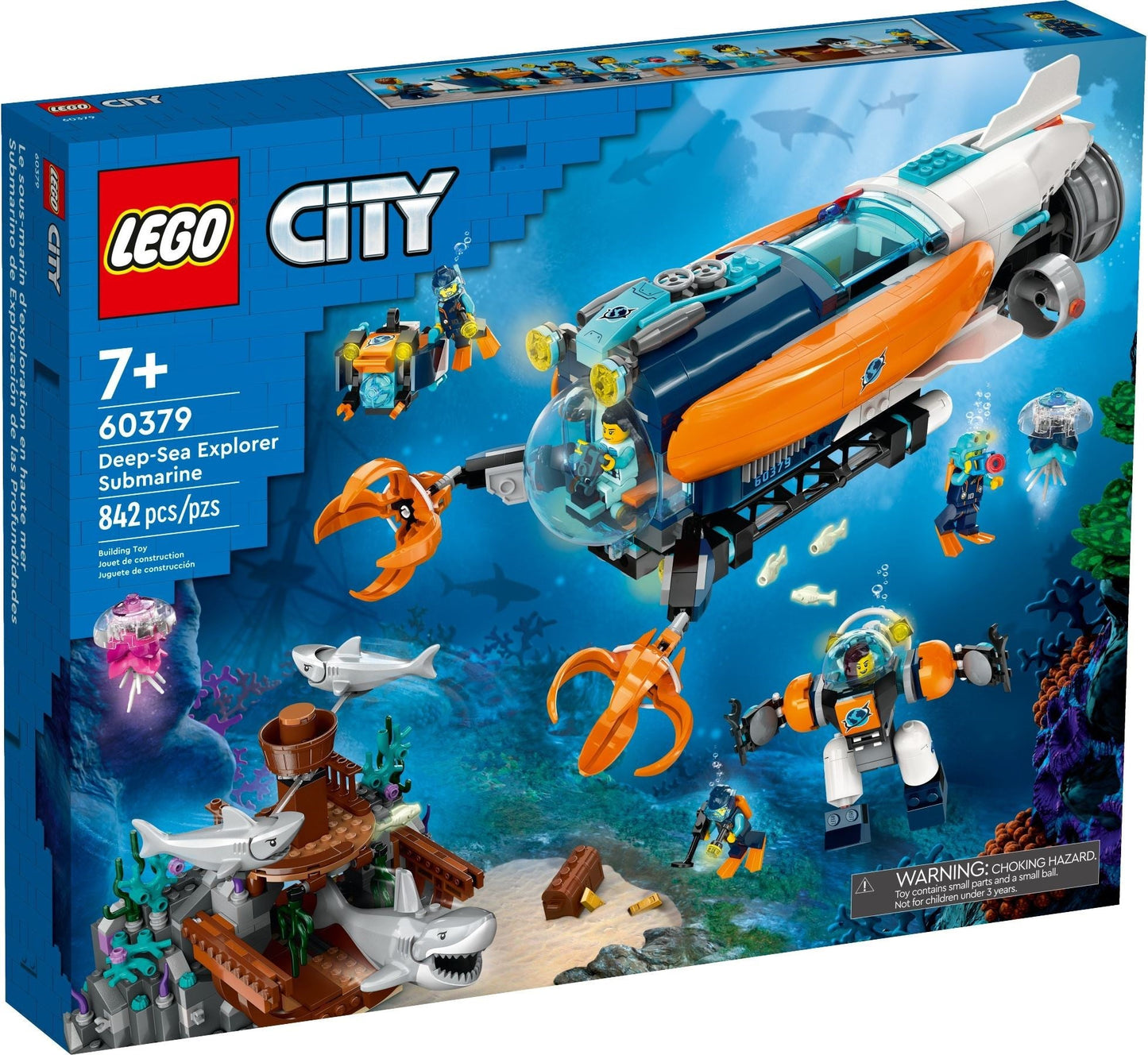 LEGO City Series 60379 Deep-Sea Explorer Submarine- Auzzi Store