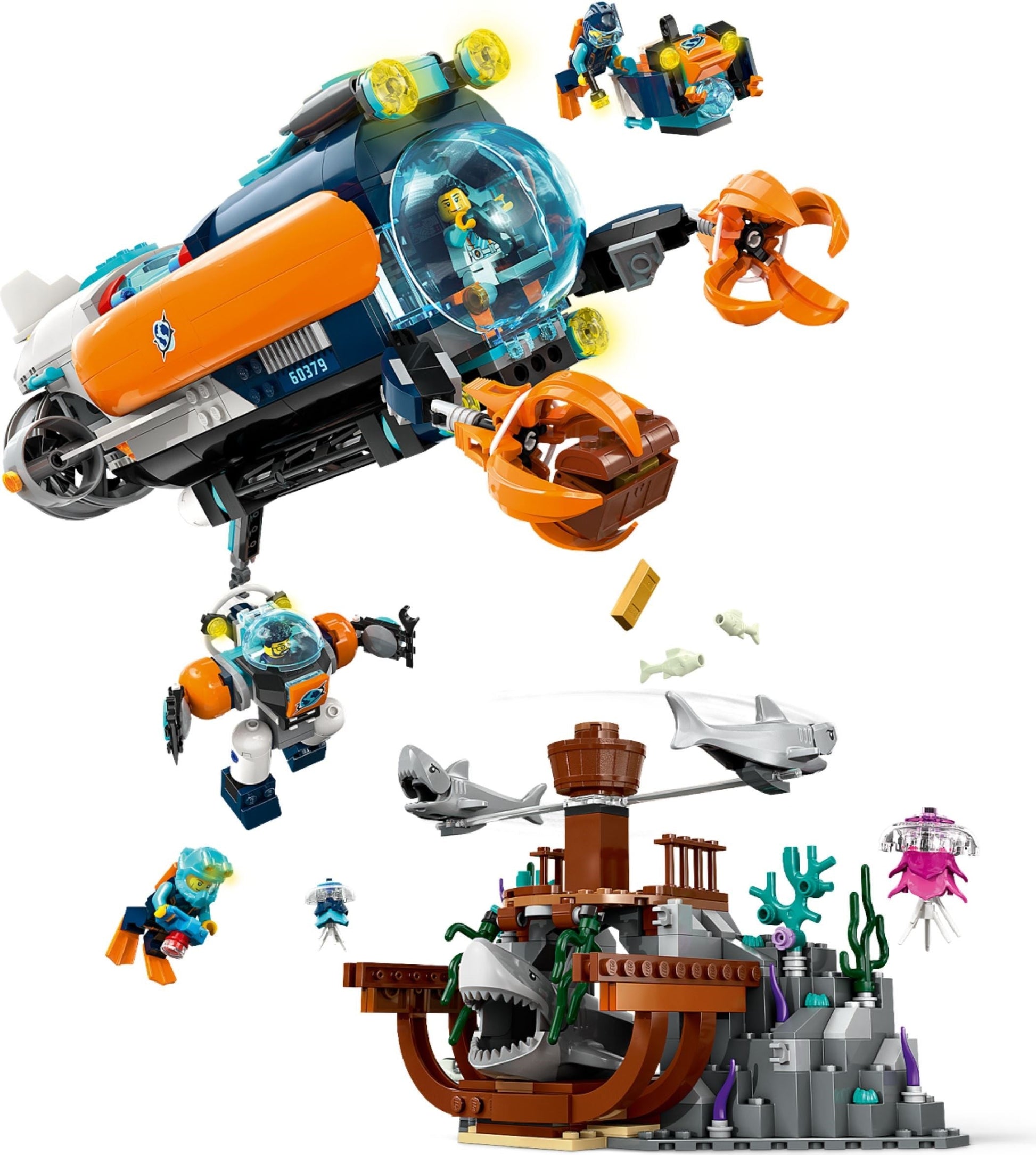 LEGO City Series 60379 Deep-Sea Explorer Submarine- Auzzi Store