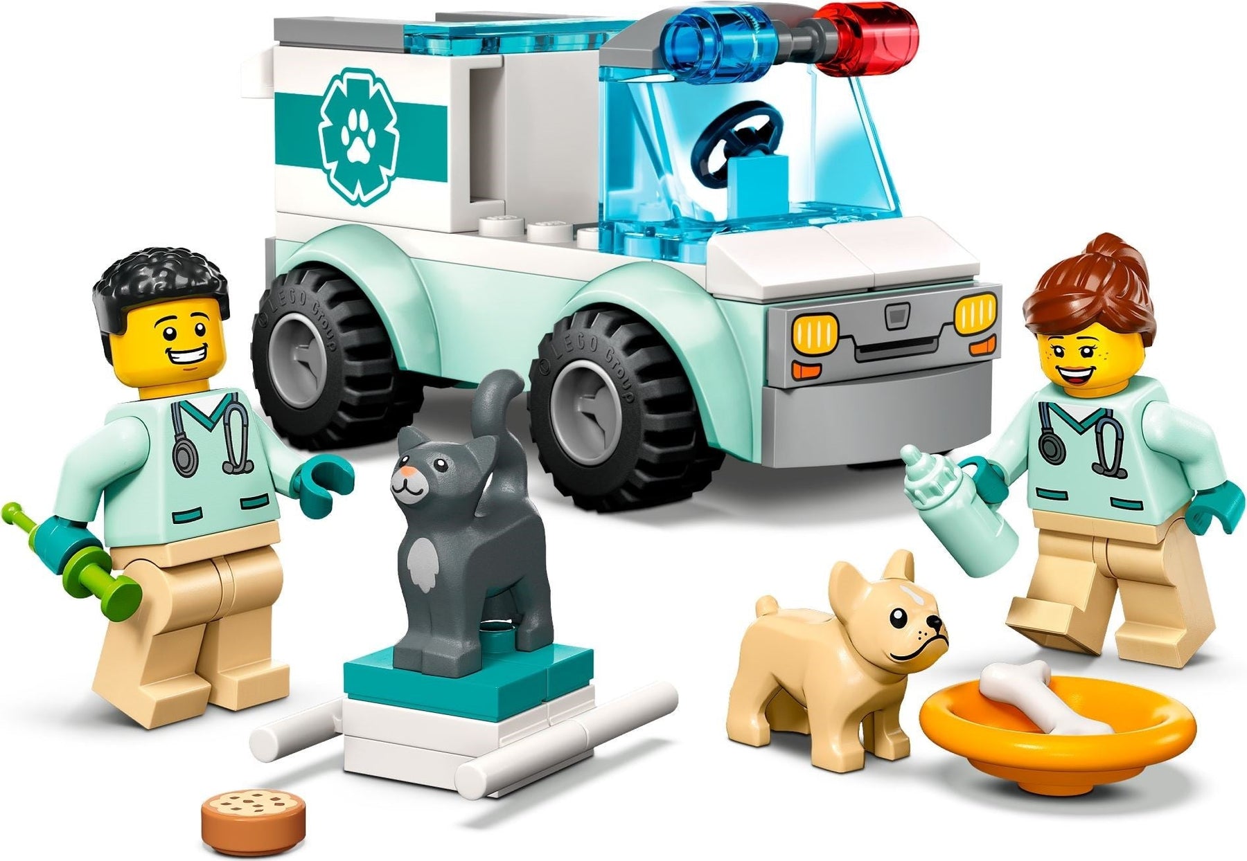 LEGO 60382 Vet Van Rescue – Ultimate Animal Care Playset for Kids - SuperSaverAU - view 2
