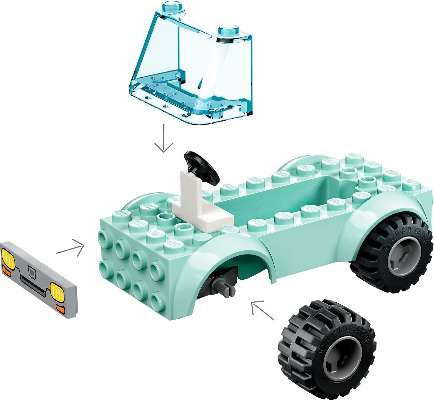 LEGO 60382 Vet Van Rescue – Ultimate Animal Care Playset for Kids - SuperSaverAU - view 4