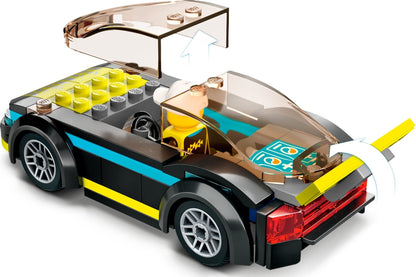 LEGO 60383 Electric Sports Car – Futuristic Racing Playset for Kids