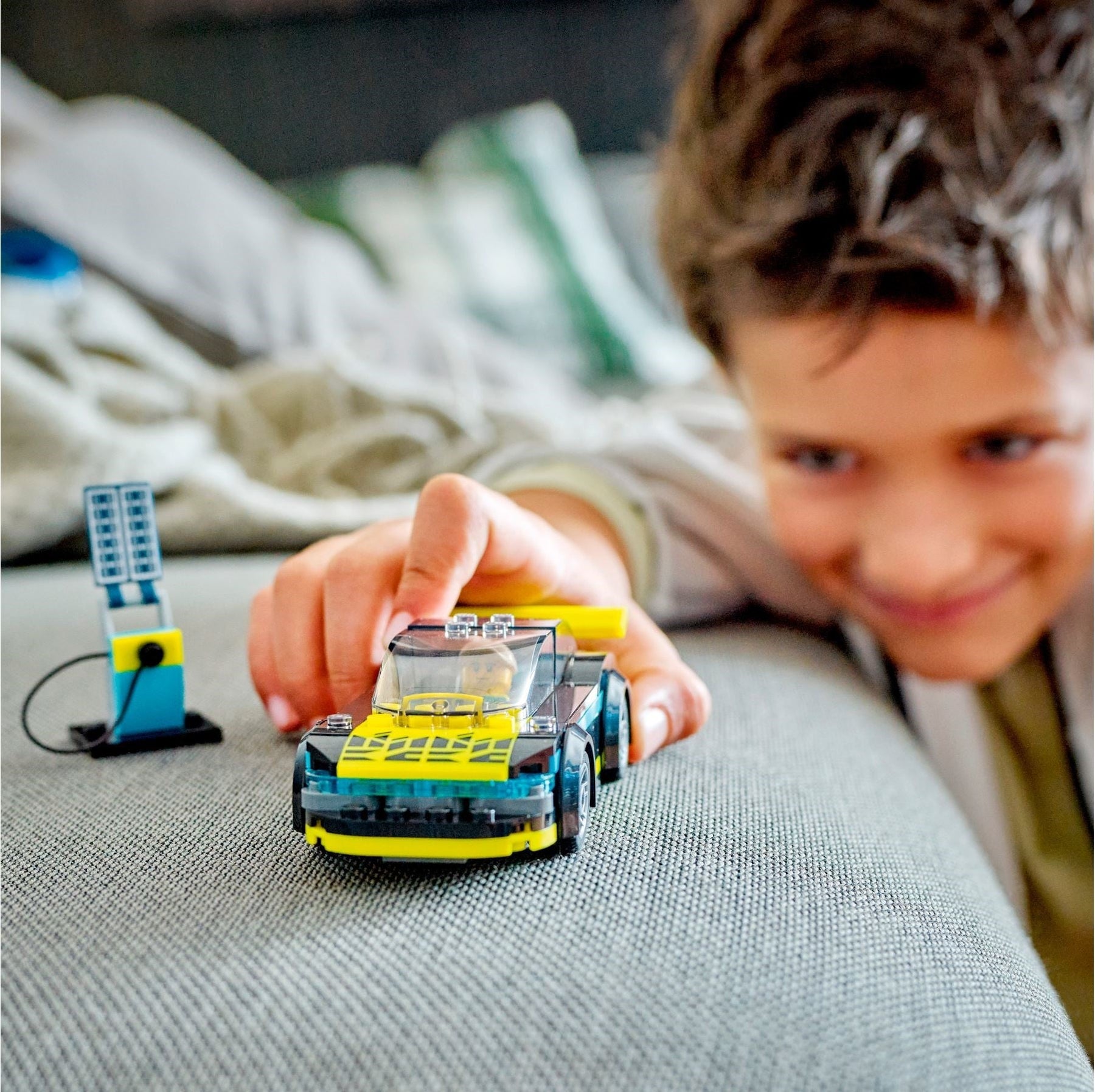 LEGO 60383 Electric Sports Car – Futuristic Racing Playset for Kids - SuperSaverAU - view 7