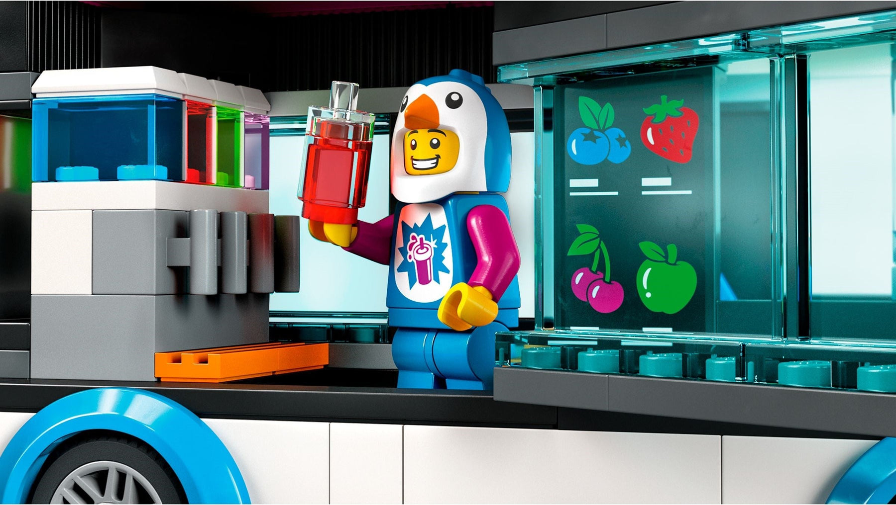 LEGO City Series 60384 Penguin Slushy Van- Auzzi Store