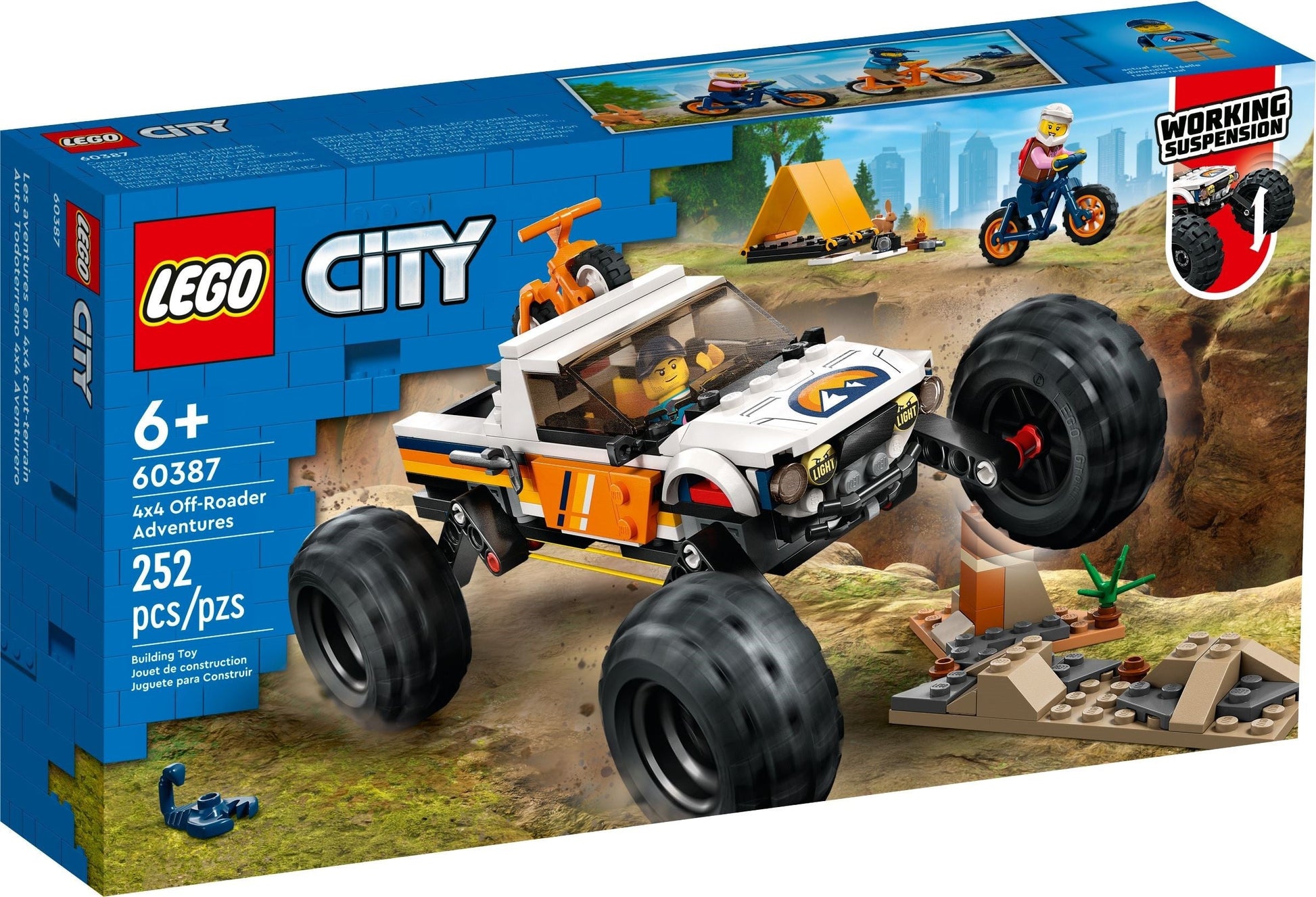 LEGO City Series 60387 4x4 Off-Roader Adventures- Auzzi Store