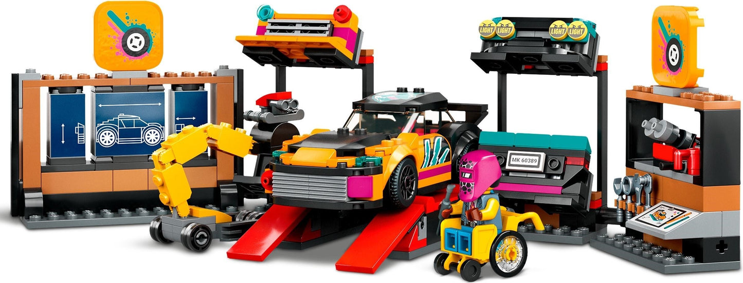 LEGO City Series 60389 Custom Car Garage- Auzzi Store