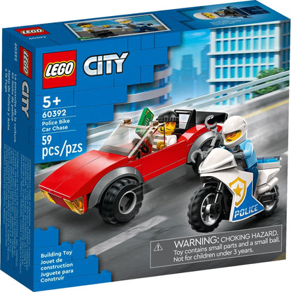 LEGO City Series 60392 Police Bike Car Chase- Auzzi Store