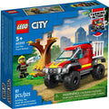 LEGO 60393 4x4 Fire Truck Rescue – Action-Packed Firefighting Playset for Kids - SuperSaverAU - view 1