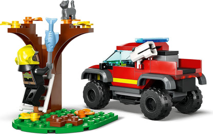 LEGO 60393 4x4 Fire Truck Rescue – Action-Packed Firefighting Playset for Kids