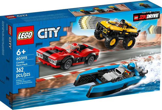 LEGO City Series 60395 Combo Race Pack- Auzzi Store