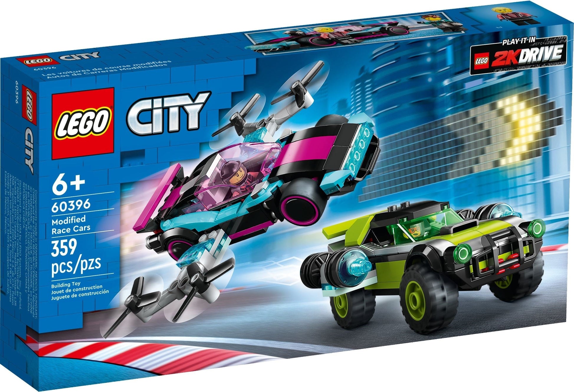 LEGO City Series 60396 Modified Race Cars- Auzzi Store