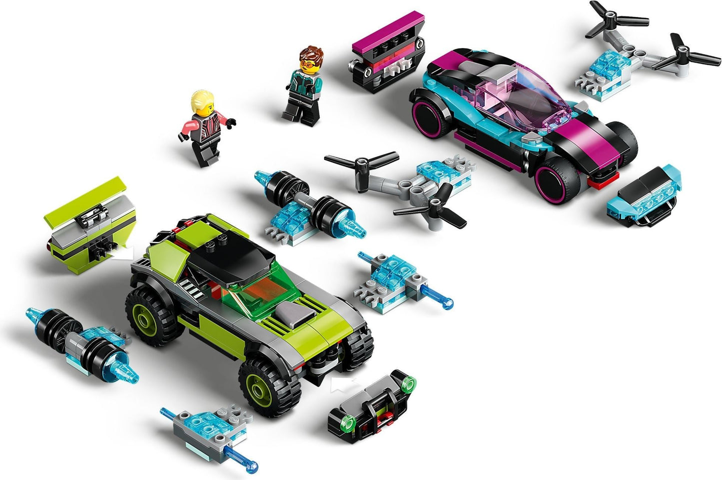 LEGO City Series 60396 Modified Race Cars- Auzzi Store