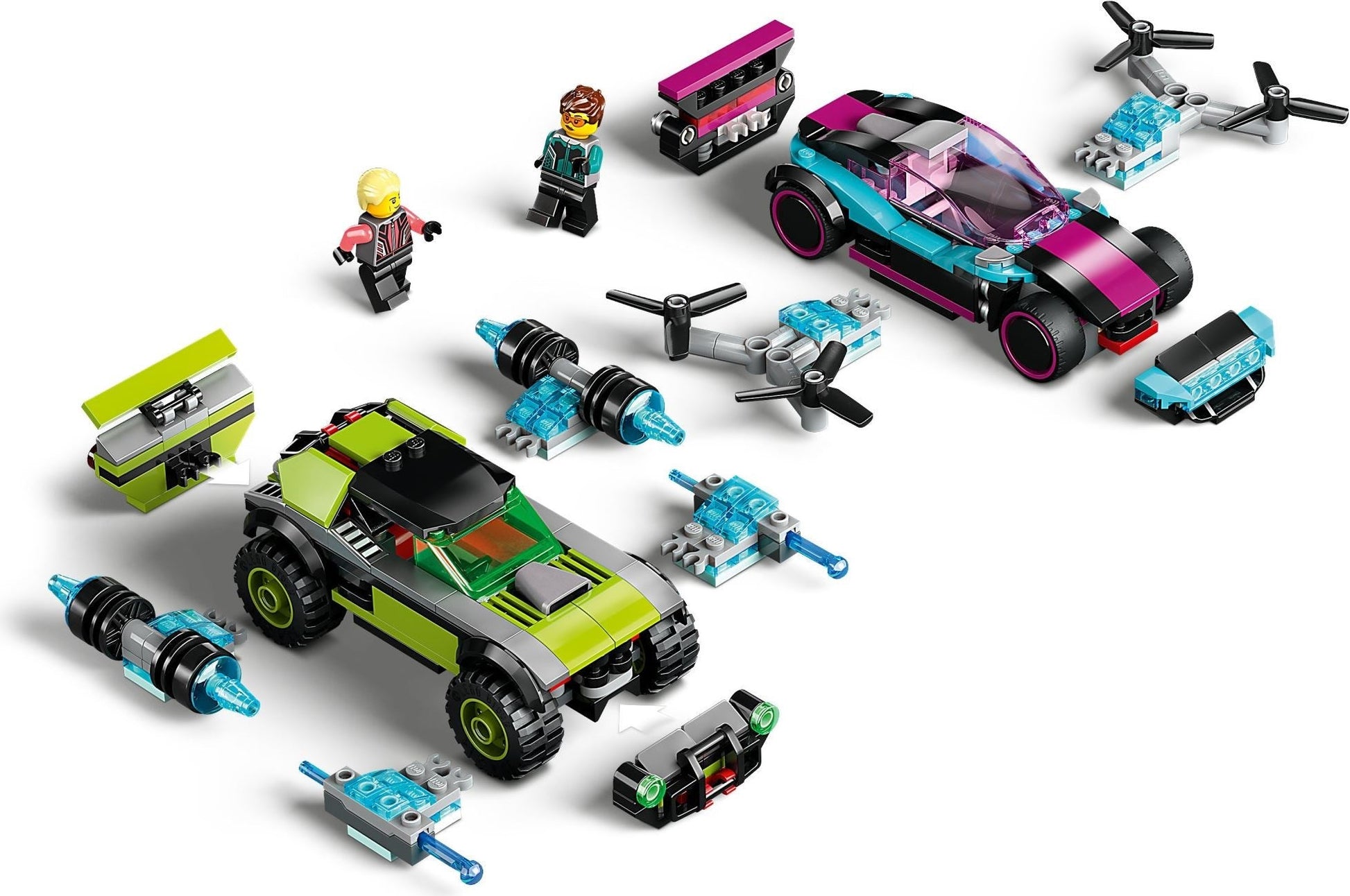 LEGO City Series 60396 Modified Race Cars- Auzzi Store