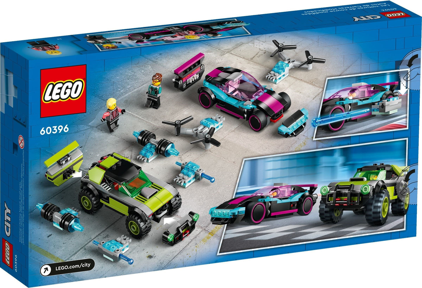 LEGO City Series 60396 Modified Race Cars- Auzzi Store