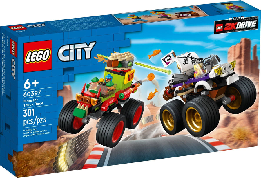 LEGO 60397 Monster Truck Race – High-Speed Racing Playset - SuperSaverAU - view 1