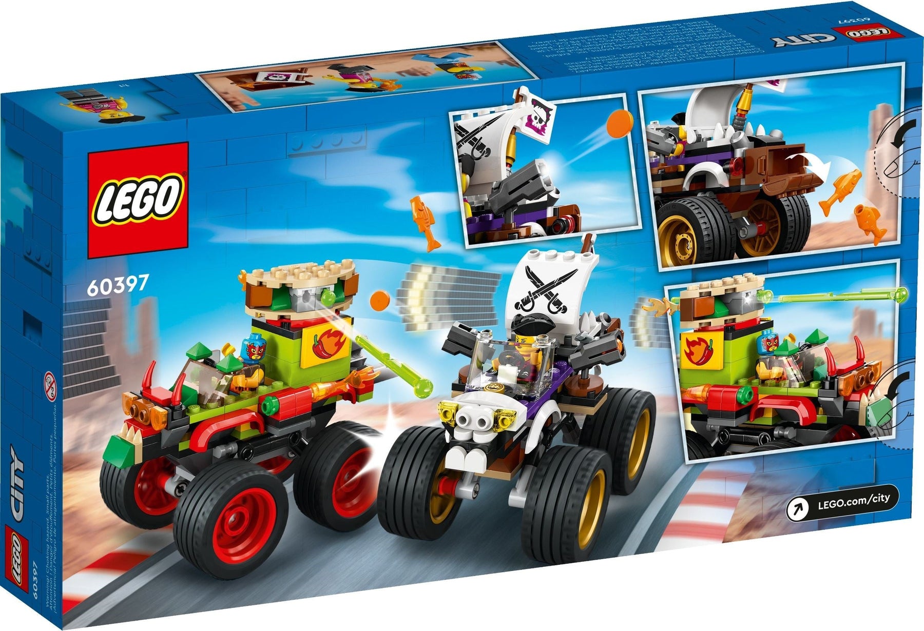LEGO 60397 Monster Truck Race – High-Speed Racing Playset - SuperSaverAU - view 5