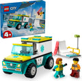LEGO City 60402 Emergency Ambulance and Snowboarder - SuperSaverAU - view 1