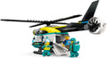 LEGO City 60405 Emergency Rescue Helicopter Toy - SuperSaverAU - view 2