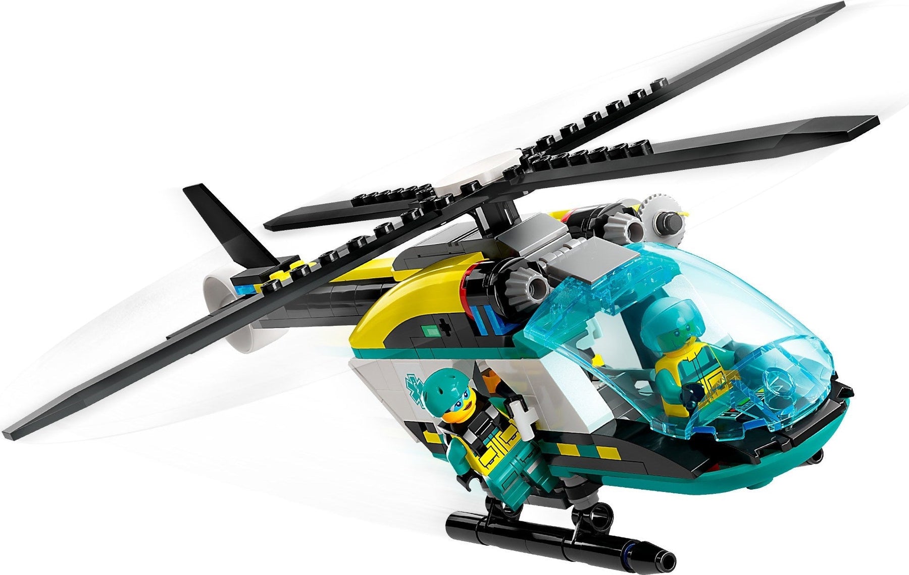 LEGO City 60405 Emergency Rescue Helicopter Toy - SuperSaverAU - view 3