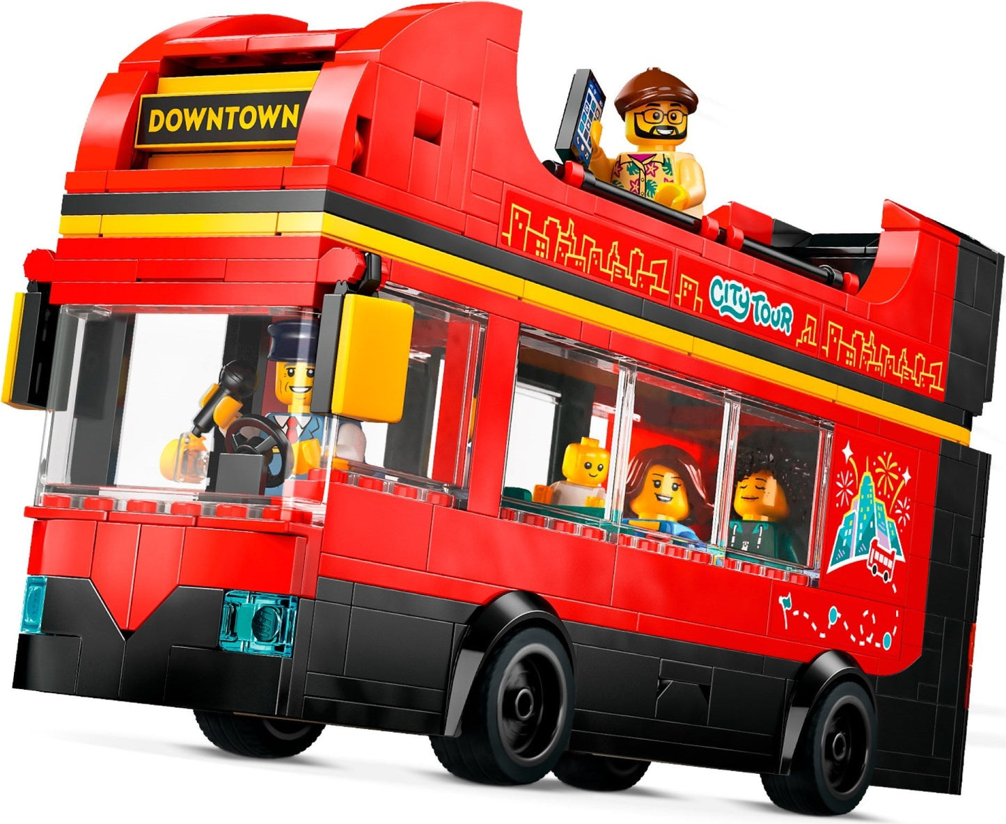 LEGO City 60407 Red Double-Decker Sightseeing Bus- Auzzi Store