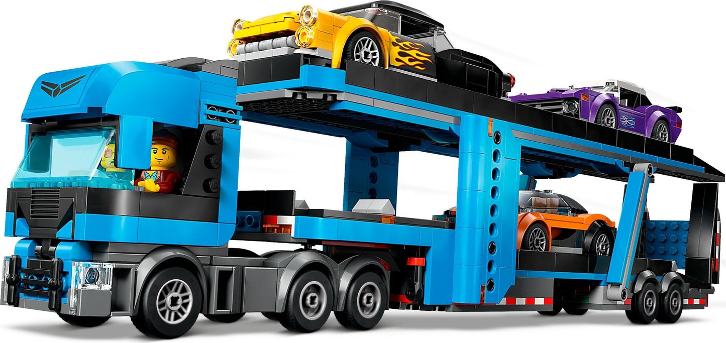 LEGO City Car Transporter Truck with Sports Cars 60407