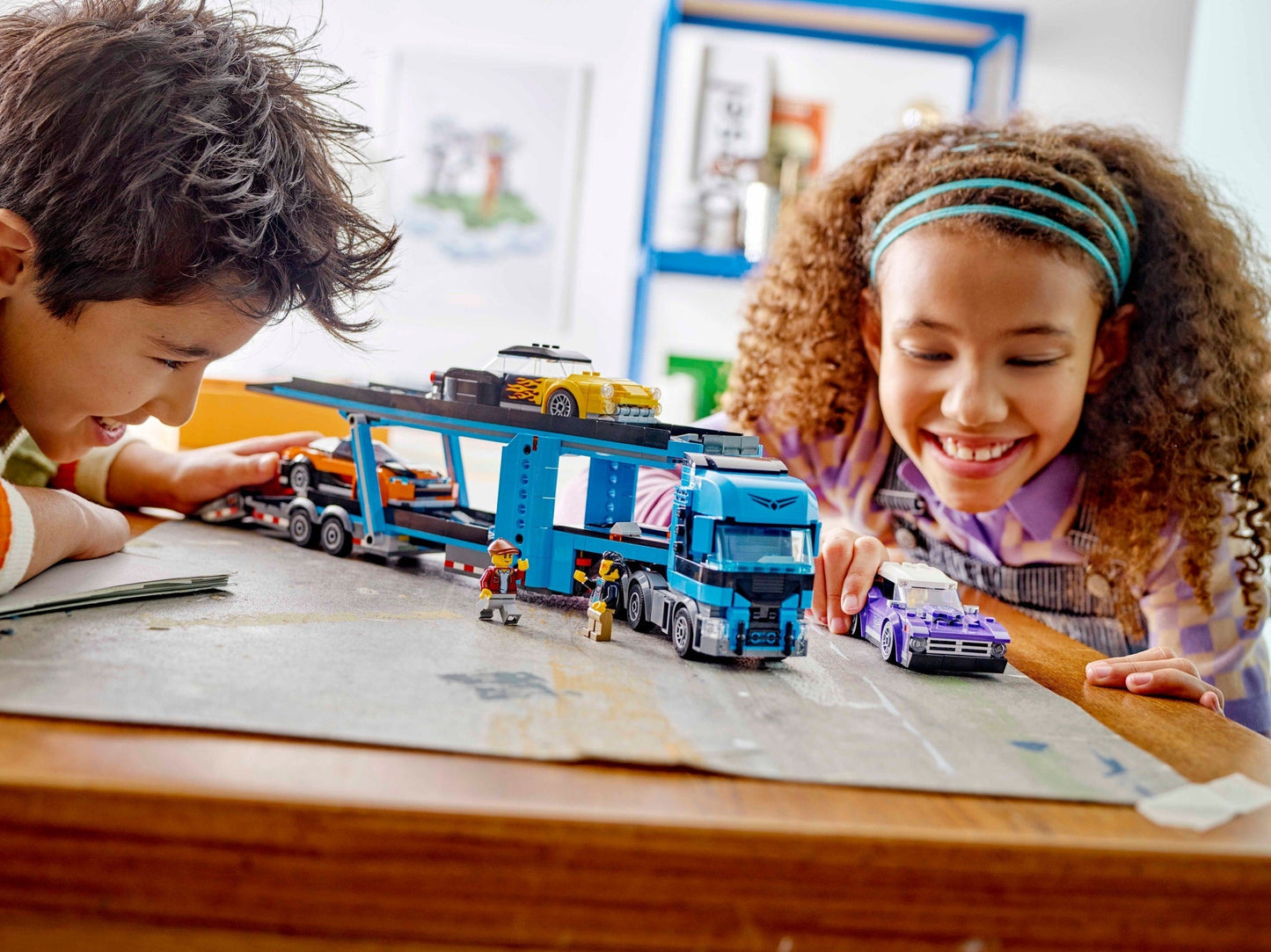 LEGO City Car Transporter Truck with Sports Cars 60407