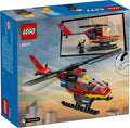 LEGO City 60411 Fire Rescue Helicopter - SuperSaverAU - view 5
