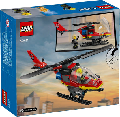 LEGO City 60411 Fire Rescue Helicopter