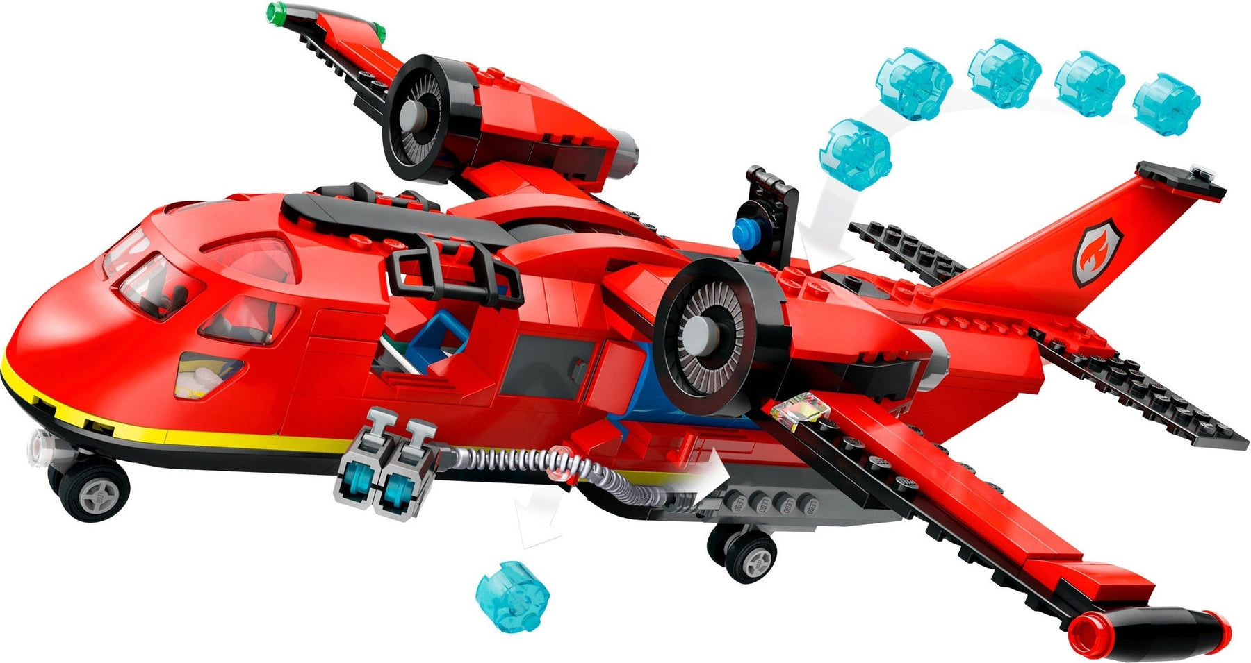 LEGO City 60412 Fire Rescue Plane - SuperSaverAU - view 3