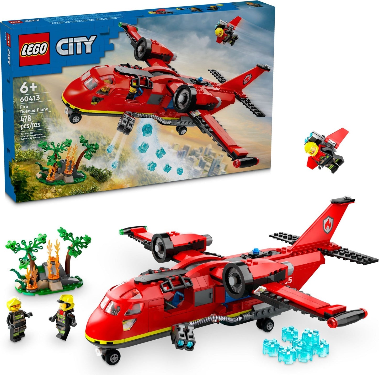 LEGO City 60412 Fire Rescue Plane
