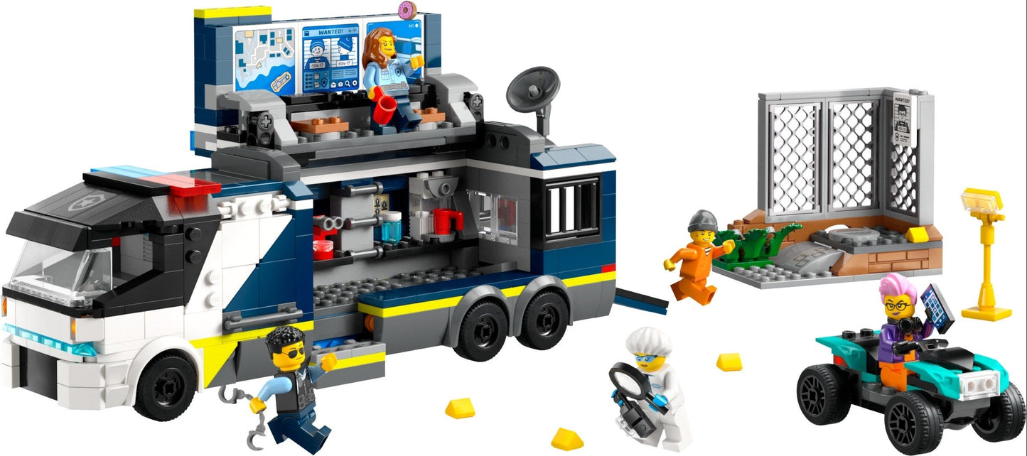 LEGO City Series 60418 Police Mobile Crime Lab Truck- Auzzi Store