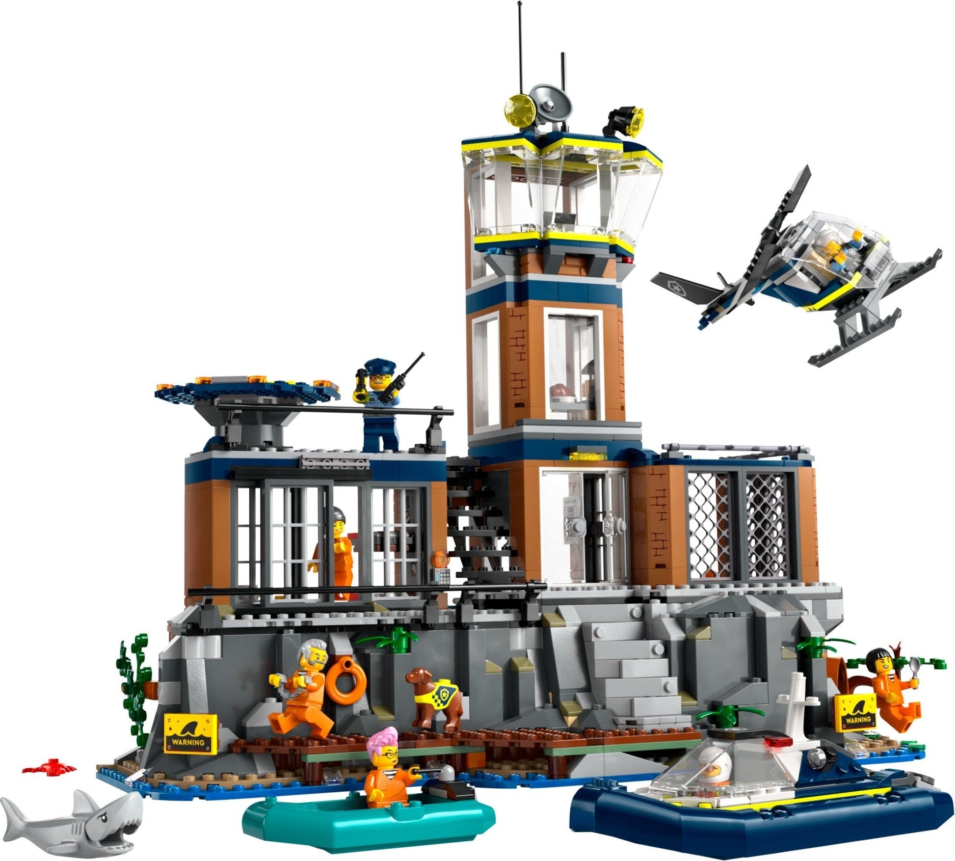 LEGO City Series 60419 Police Prison Island- Auzzi Store