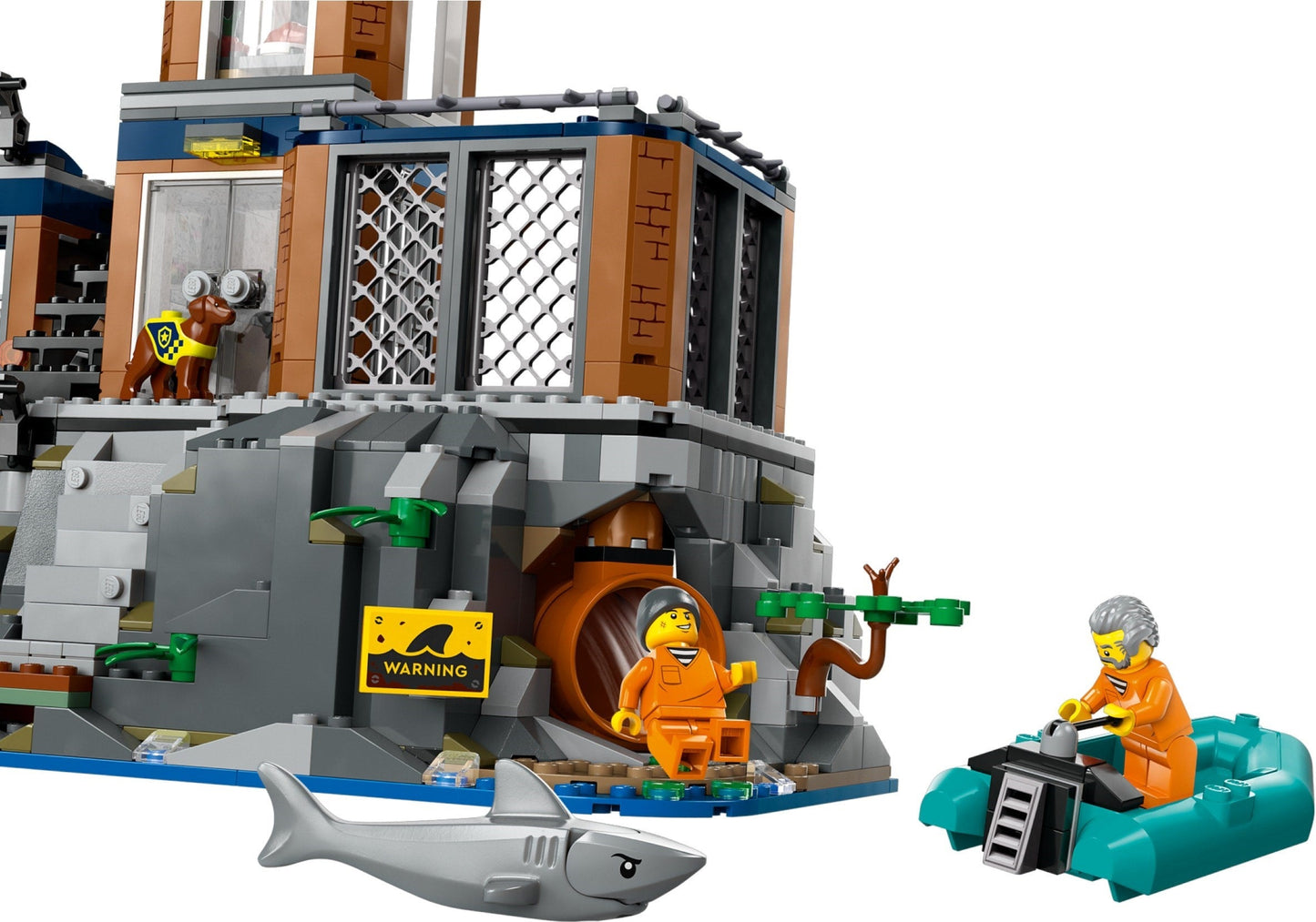 LEGO City Series 60419 Police Prison Island- Auzzi Store
