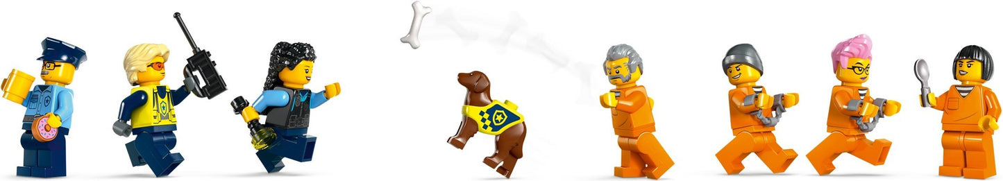 LEGO City Series 60419 Police Prison Island- Auzzi Store