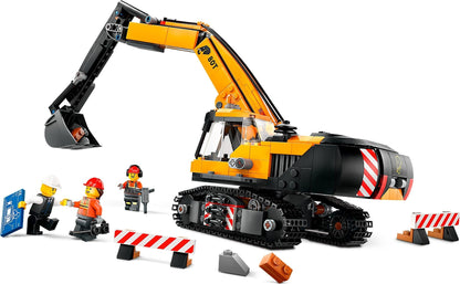 LEGO City 60420 Yellow Construction Excavator- Auzzi Store