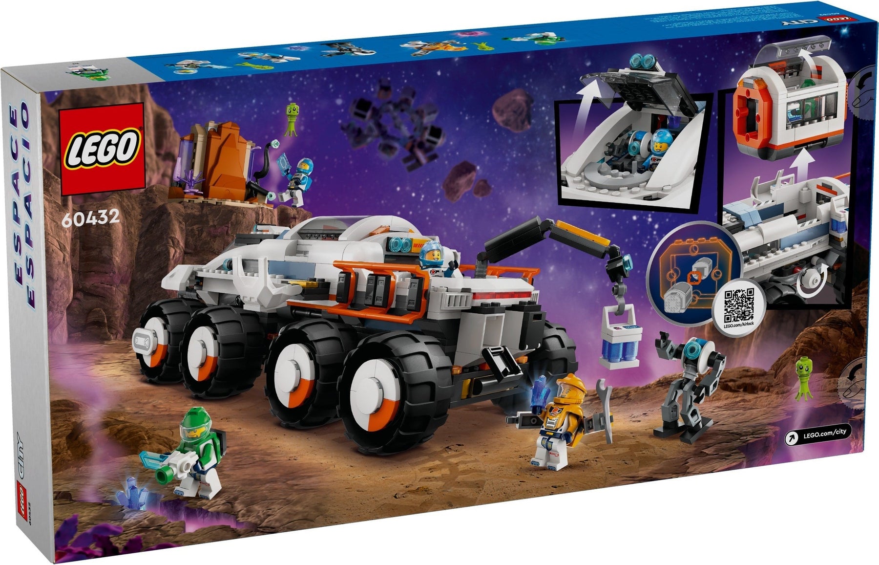 LEGO City Series 60432 Command Rover and Crane Loader- Auzzi Store