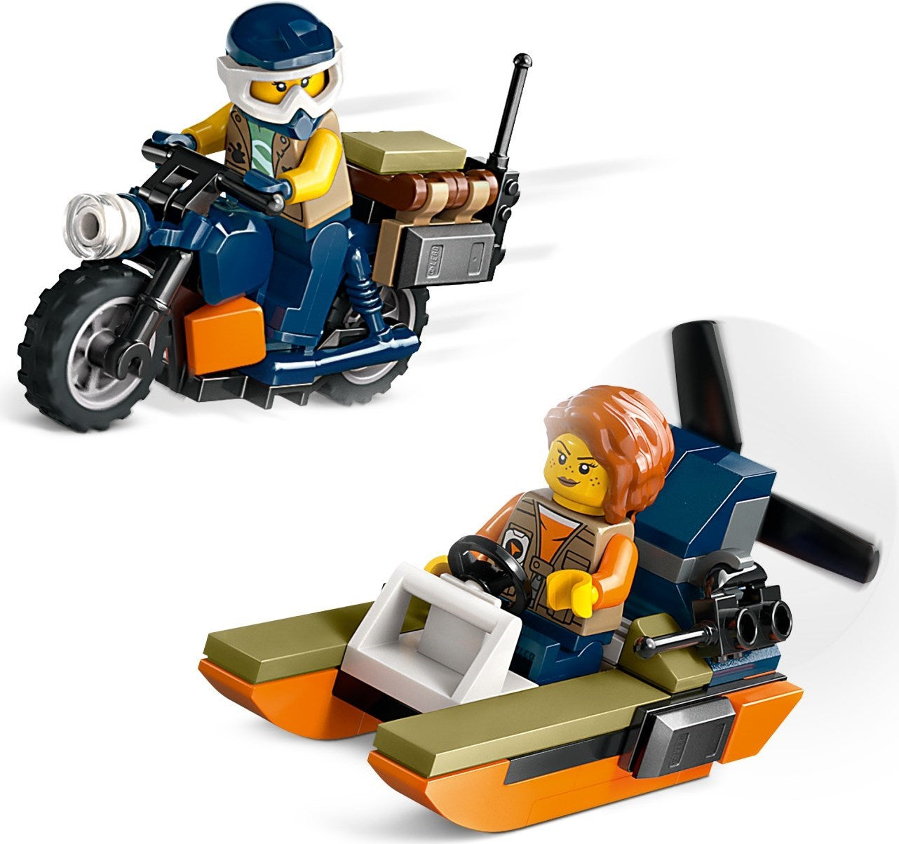 LEGO City Series 60437 Jungle Explorer Helicopter at Base Camp- Auzzi Store