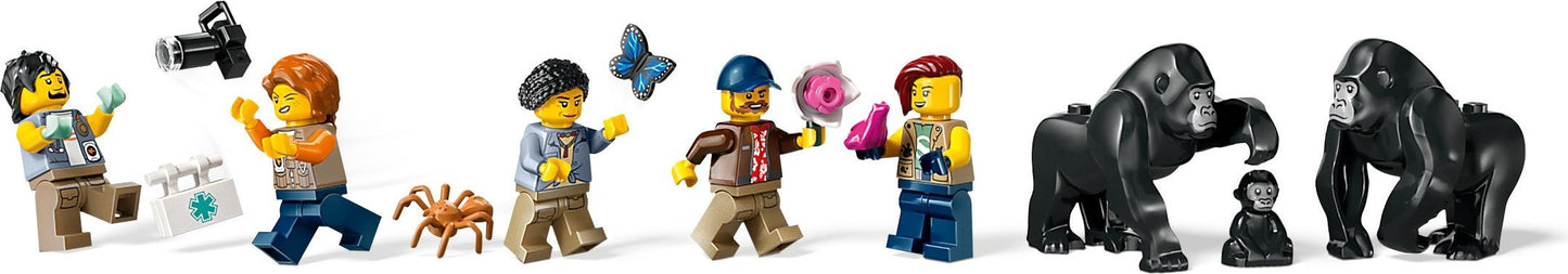 LEGO City Series 60437 Jungle Explorer Helicopter at Base Camp- Auzzi Store