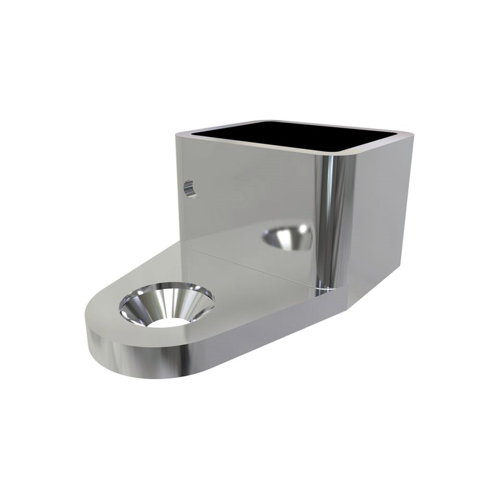ProtectorAl 26mm Mirror Polish 316 Stainless Steel Friction Fit Handrail Wall Bracket