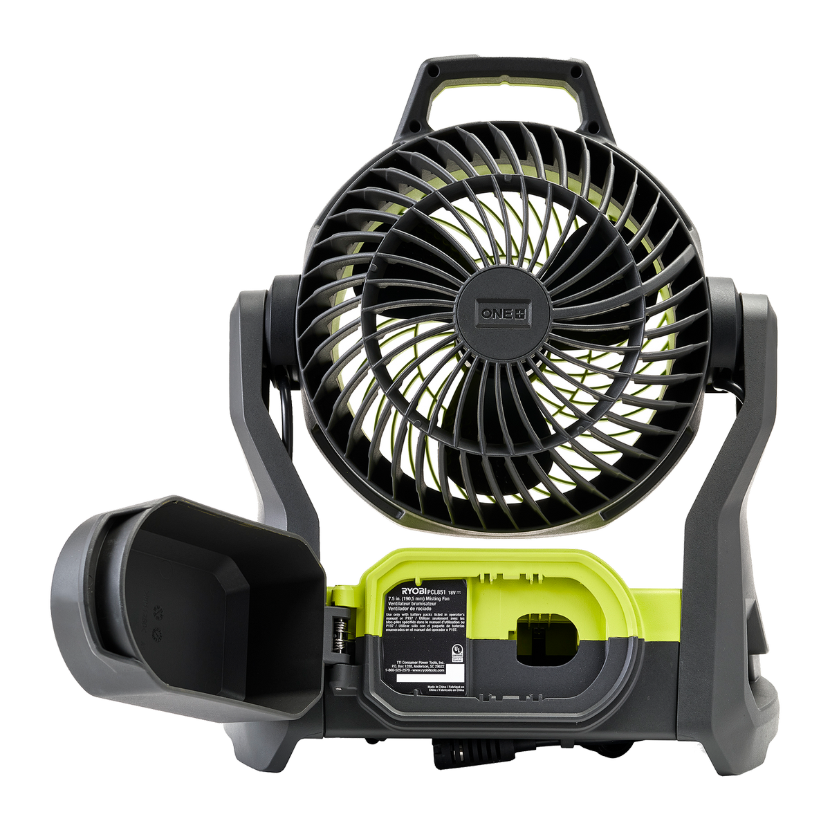 Ryobi 18V ONE+ Misting Fan Tool Only RMF18 - 12 Hour Runtime - Adjustable Speed - SuperSaverAU - view 5