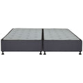 Sealy Posturepedic Split Super King Bed Base - Black - Pine Timber and Steel Frame - PPB-BLK-SSK