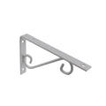 Carinya 200 x 125mm White Powder Coated Steel Scroll Stayed Bracket 100kg