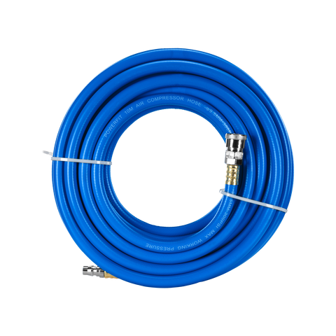 PowerFit 10m Braided Air Hose with Nitto-Style Fittings