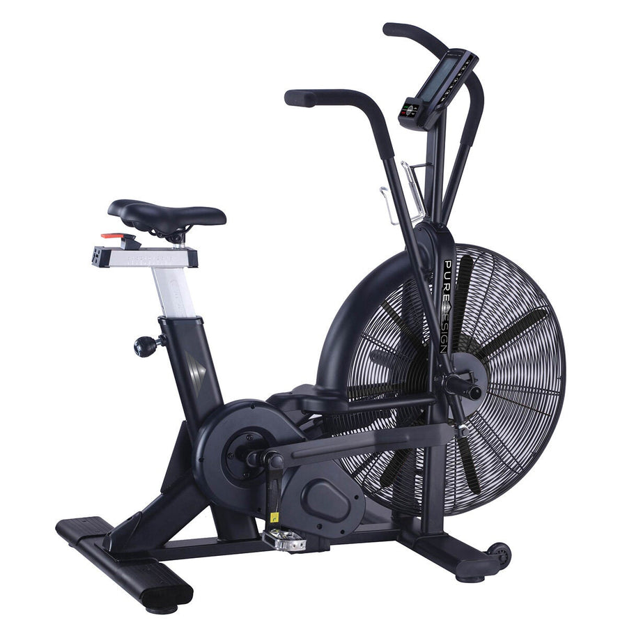 Pure Design AB8 Dual Action Air Bike - Air Resistance and 4-Way Adjustable Seat - PD-AB8