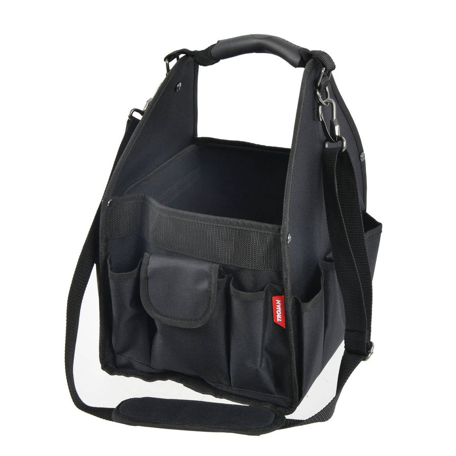 Trojan Tool Tote - 280mm - Black - Durable Storage Solution - Compact Design - SuperSaverAU - view 1