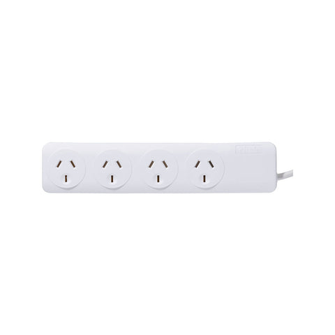 Click White 4 Outlet Powerboard - 4 Outlet - SuperSaverAU - view 1