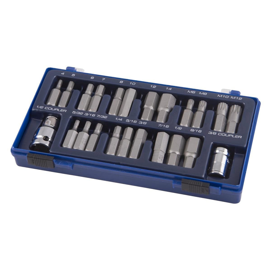 Kincrome 23 Piece Hex and Spline Drive Socket Set - Steel - Heavy Duty - SuperSaverAU - view 1