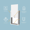 Hakuna Pets Large Aluminium Pet Door 280mm W 405mm H Durable Design - SuperSaverAU - view 3