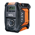 AEG 18V 240V Hybrid Bluetooth Jobsite Radio - Skin Only - IP64 Rated - Compact Design - SuperSaverAU - view 2